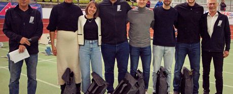 Verabschiedung der Top-Athlet:innen bei den BW Leichtathletik Hallen-Finals