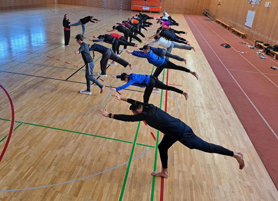 Fußstabilisierung frühmorgens