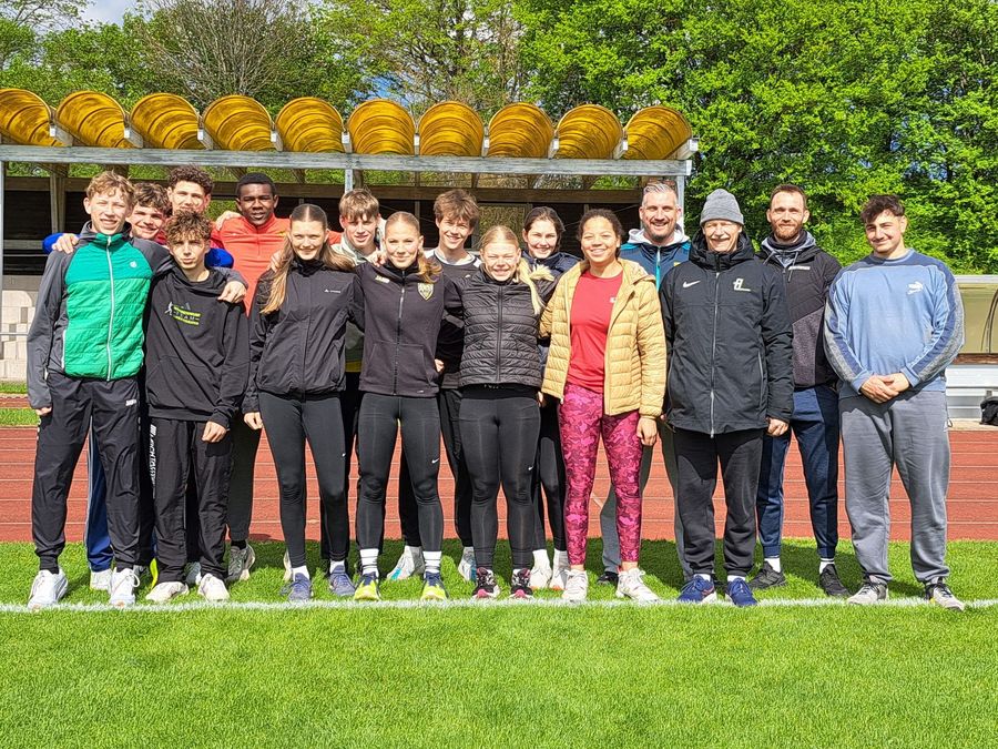 Die Wurftruppe mit hessischer Verstärkung