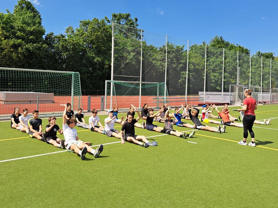 Staffel mal im Sitzen