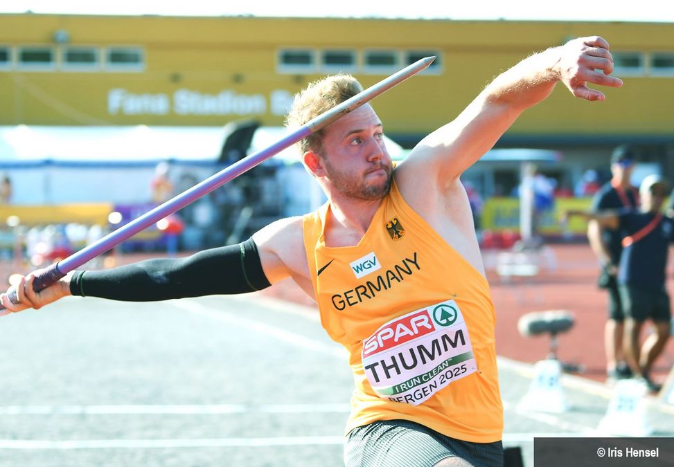 Nick Thumm (VfB Stuttgart 1893) bei der U23-EM in Bergen 2025